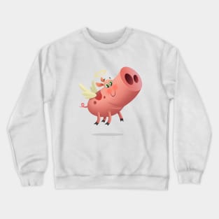 Angel pig Crewneck Sweatshirt